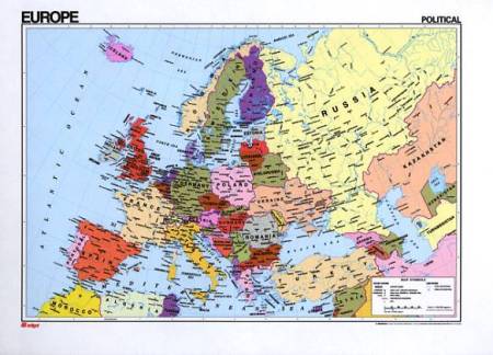 Political   World on Political Map Of Europe