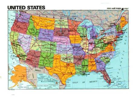 map of the United States